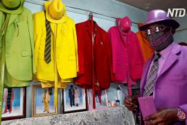 Кенийский модник помогает беспризорным детям во время пандемии