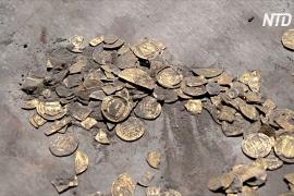 В Израиле волонтёры-археологи нашли клад древних золотых монет