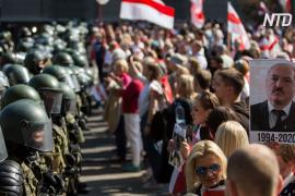 В день рождения Лукашенко на улицы Минска снова вышли десятки тысяч человек