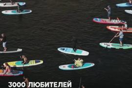 3000 участников фестиваля «Фонтанка-SUP» проплыли на сёрфах по каналам Петербурга