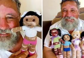 Почему бразильский дедушка вяжет эксклюзивные куклы