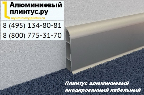 Алюминиевые плинтуса с доставкой по всей РФ