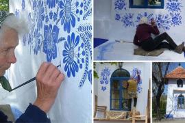 Что рисует на стенах 90-летняя бабушка из Чехии
