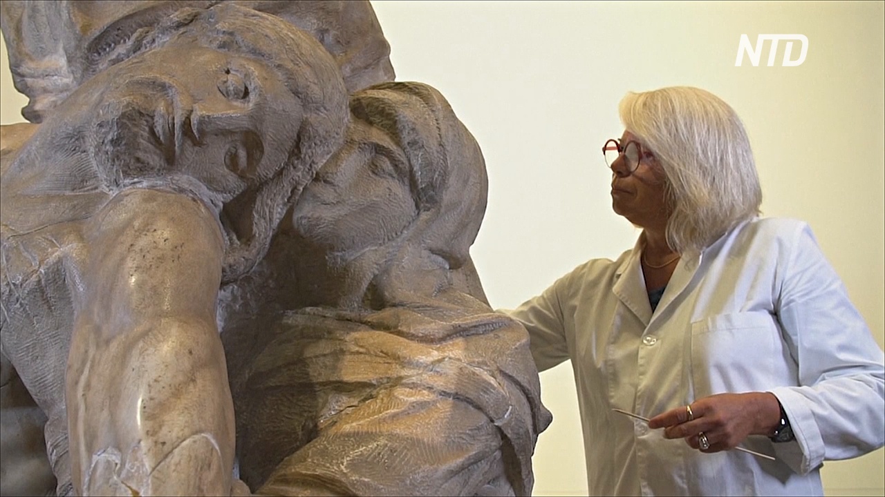 На реставрацию скульптуры Микеланджело снова можно посмотреть вживую