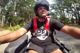 Бразильский курьер не позволяет инвалидности победить себя