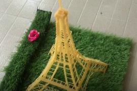 Нигериец делает из спагетти архитектурные миниатюры