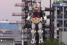 В Японии сделали гигантскую копию робота Gundam из аниме-сериала