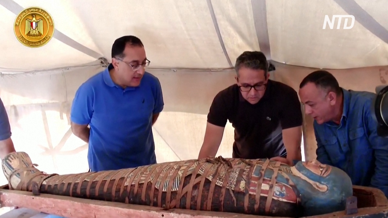 В некрополе Саккара нашли ещё более 80 древнеегипетских саркофагов