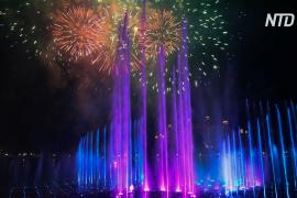 В Дубае запустили самый большой в мире фонтан