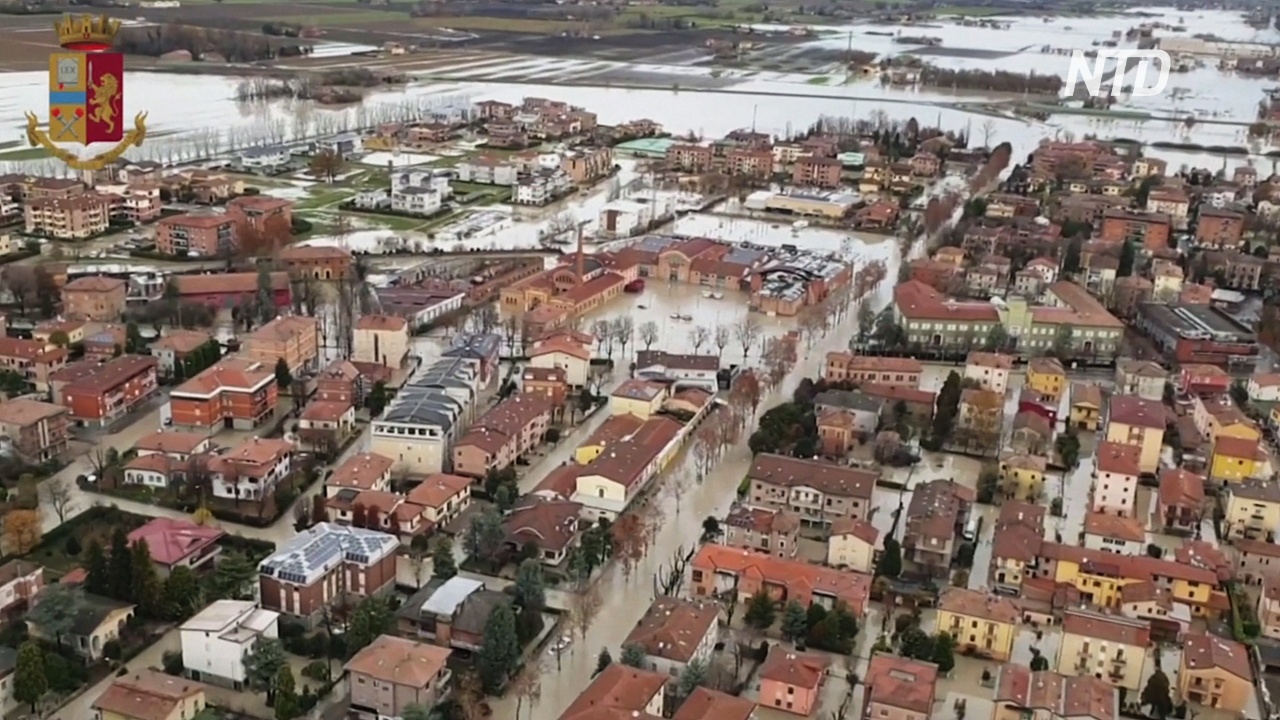 В Италии продолжаются эвакуации из-за наводнений