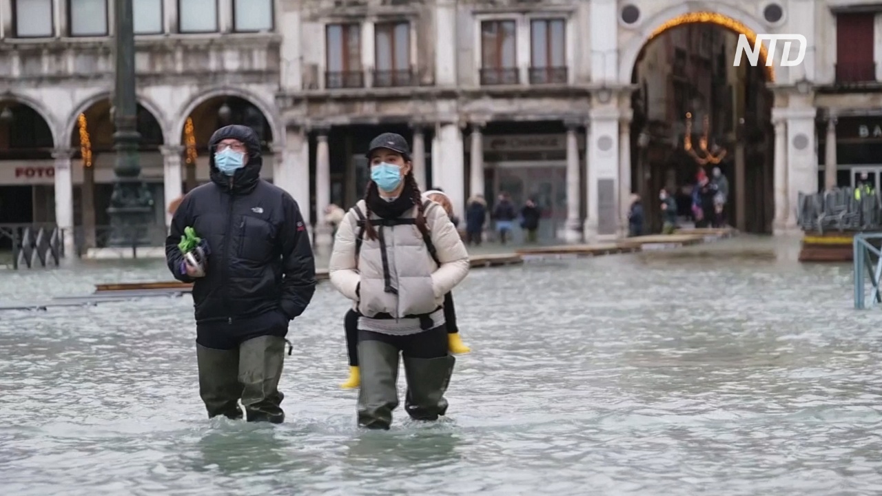 Венецию затопило из-за ошибки синоптиков