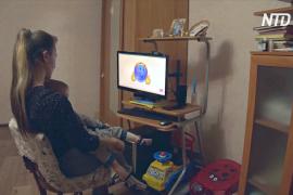 Компьютеры с отслеживанием глаз помогают общаться детям-инвалидам в Омске