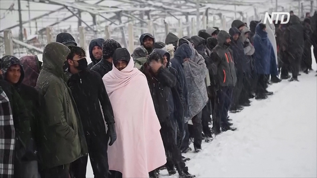 В Боснии сотни мигрантов страдают от холодов и недоедания