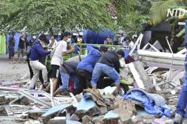 В Индонезии произошло землетрясение, десятки погибших
