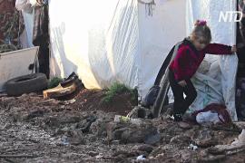 Сирийские беженцы страдают от холода и коронавируса