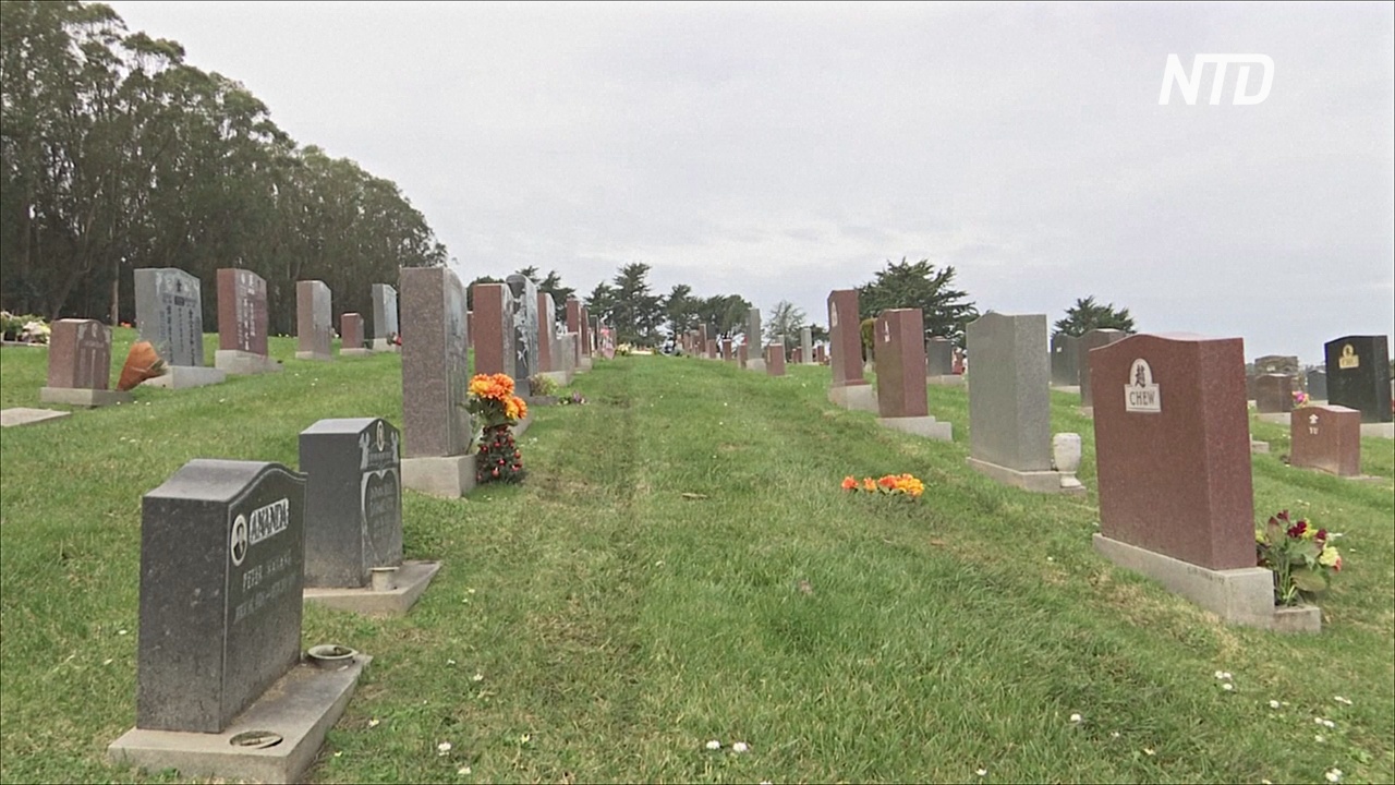 Крупнейшее кладбище Северной Америки не справляется с наплывом тел умерших от COVID