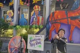Карнавал Марди Гра в Новом Орлеане перенесли во дворы домов