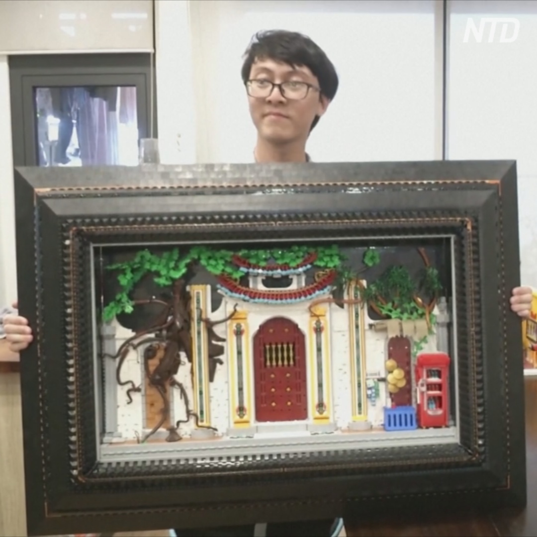 Вьетнамские любители конструктора Lego строят улицы своих городов