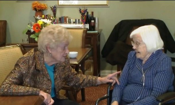 Бабушки, которые отпраздновали 95-летие, дружат более 80 лет