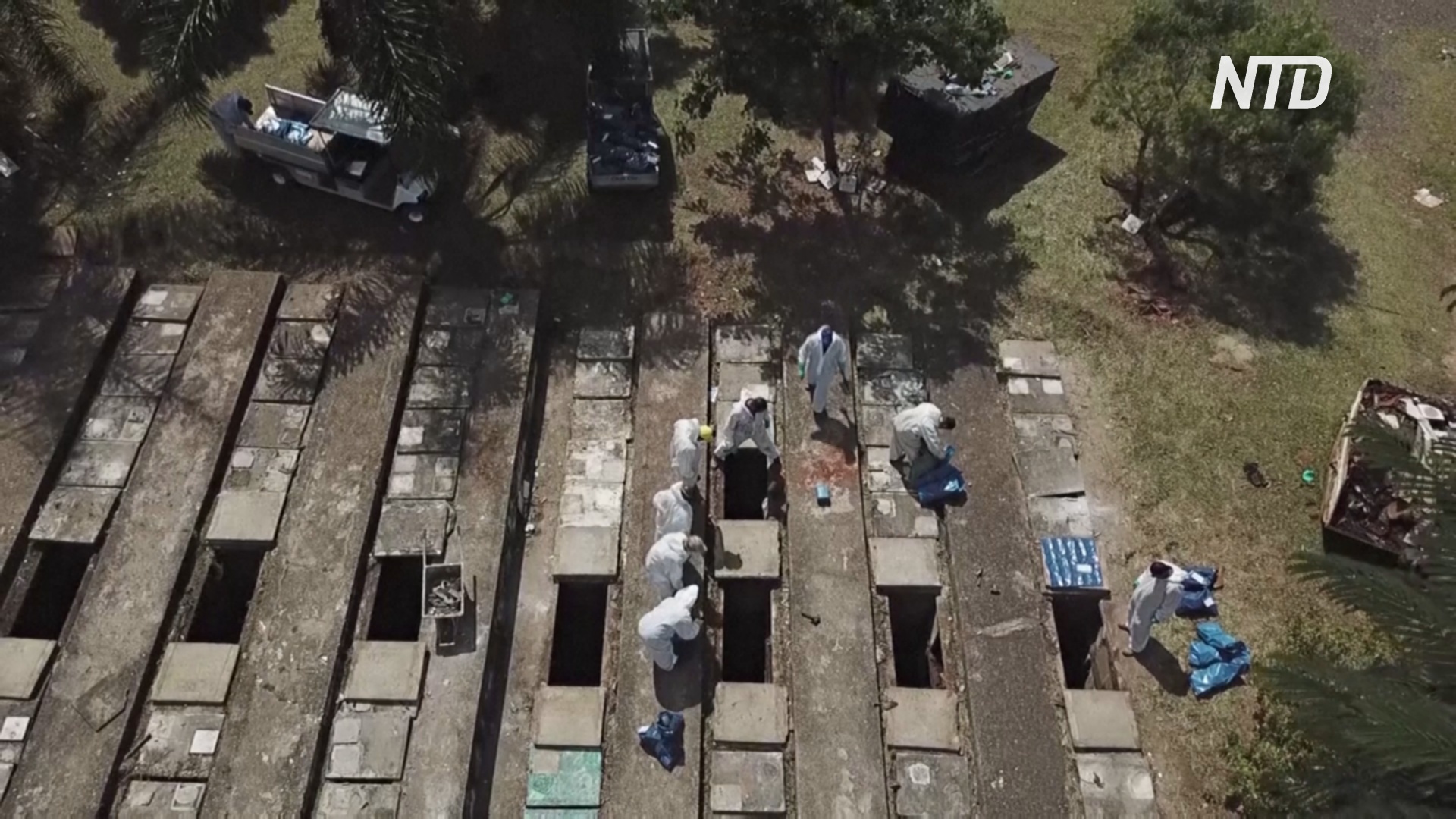 В Сан-Паулу извлекают останки из старых могил, чтобы освободить место для умерших от COVID-19 В Сан-Паулу извлекают останки из старых могил, чтобы освободить место для умерших от COVID-19