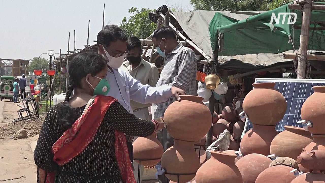Почему в летнюю жару в Индии растёт спрос на глиняные горшки