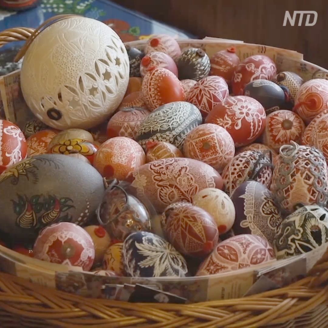 Какие узоры выбирает к Пасхе «королева дизайна яиц» из Венгрии