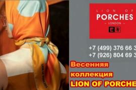 Новые поступления одежды бренда LION OF PORCHES