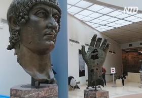 Кисть статуи римского императора воссоединилась с пальцем, потерянным 550 лет назад