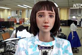 Робот-медсестра Грейс, похожая на героя аниме: новая разработка в Гонконге