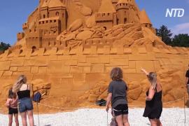 Рекорд Гиннесса: в Дании построили самый высокий в мире замок из песка
