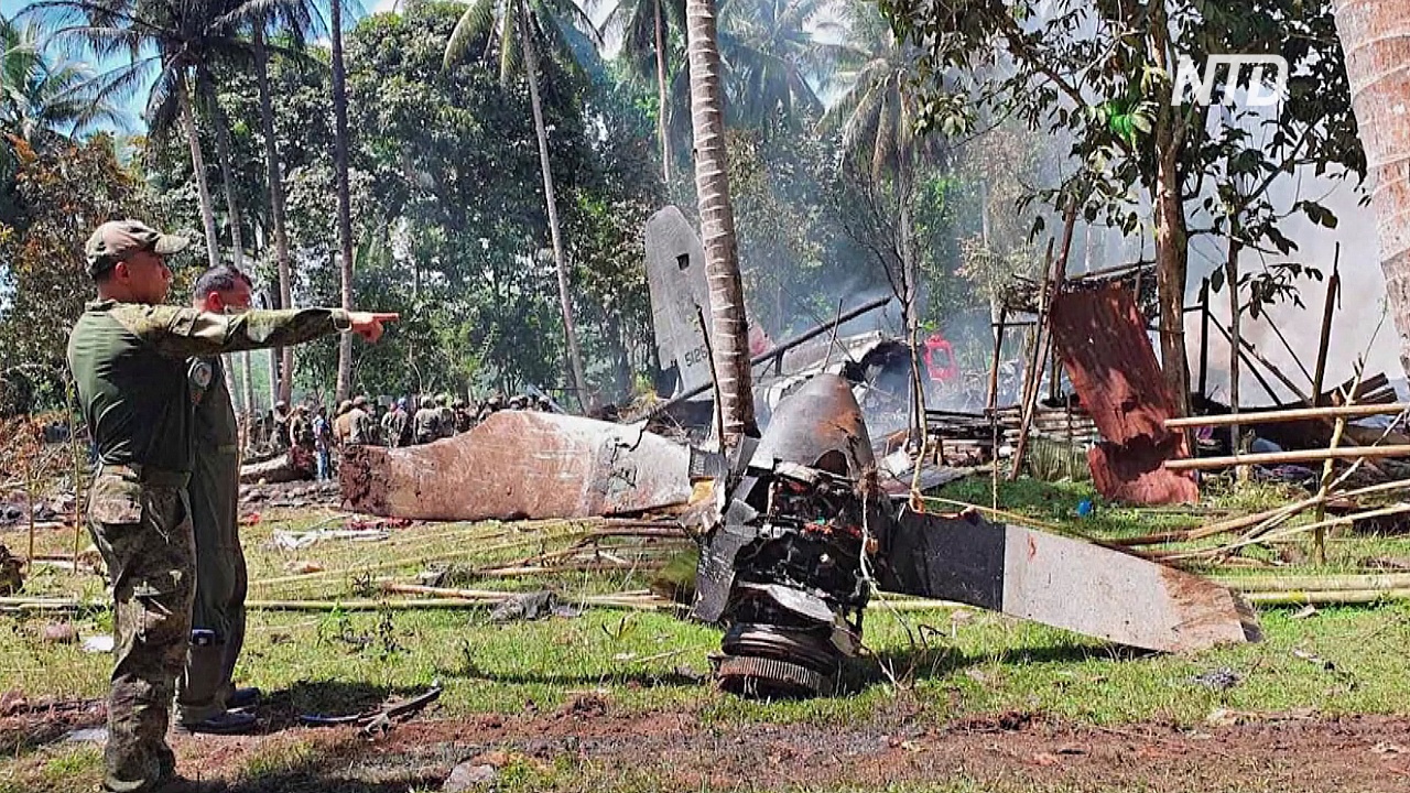 Крушение самолёта ВВС Филиппин: найдены все пострадавшие и погибшие