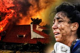 «Как в фильме ужасов»: жители греческого острова Эвбея бегут от пожаров