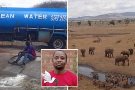 Почему кенийца прозвали «Человек-вода»