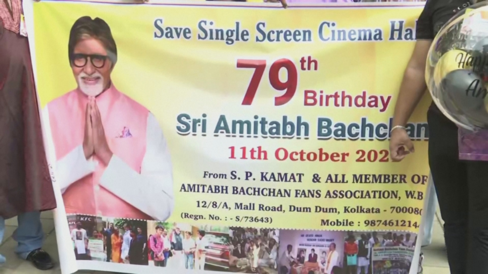 Как поклонники поздравили легендарного Амитабха Баччана с 79-летием