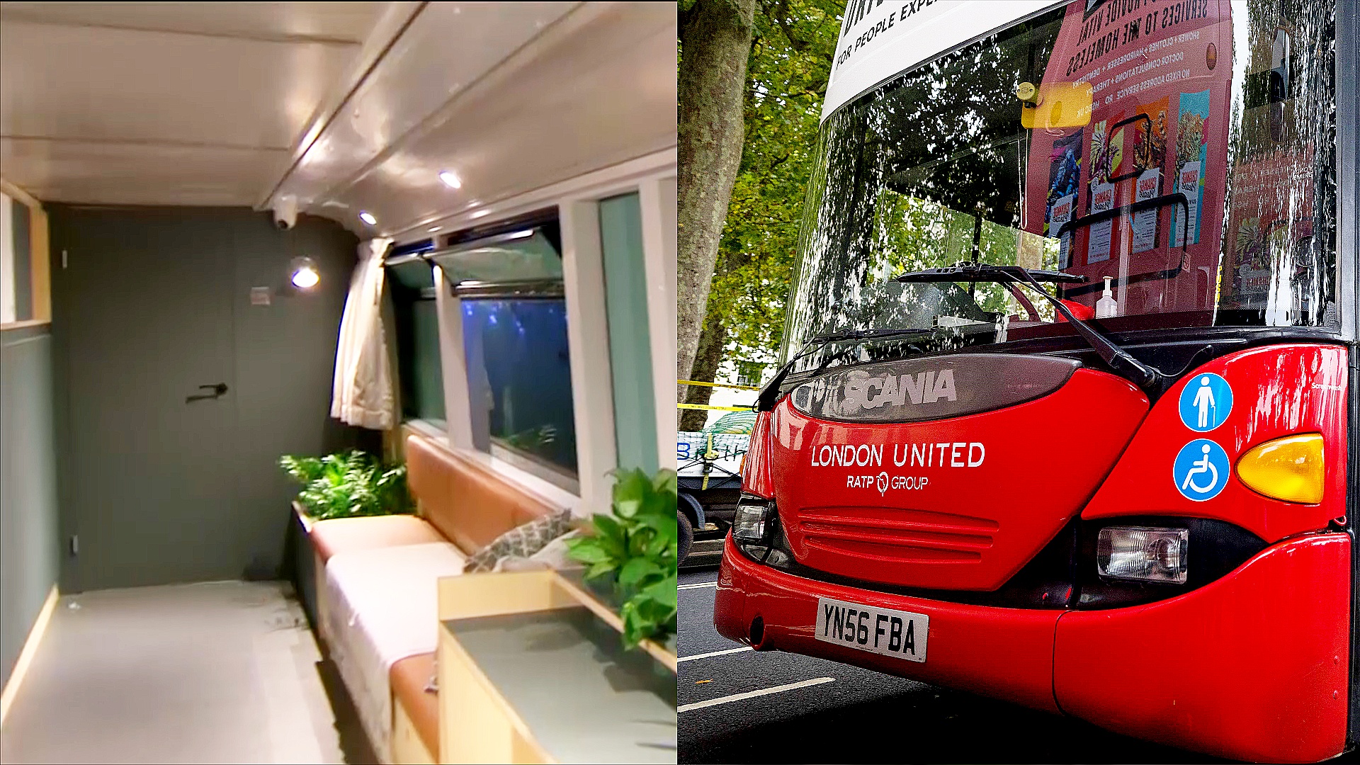 Лондонские автобусы превращают в пункты помощи бездомным