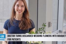 Какое применение свадебным букетам нашла студентка