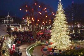 Миллион огней украсил датский парк «Тиволи» в предвкушении Рождества