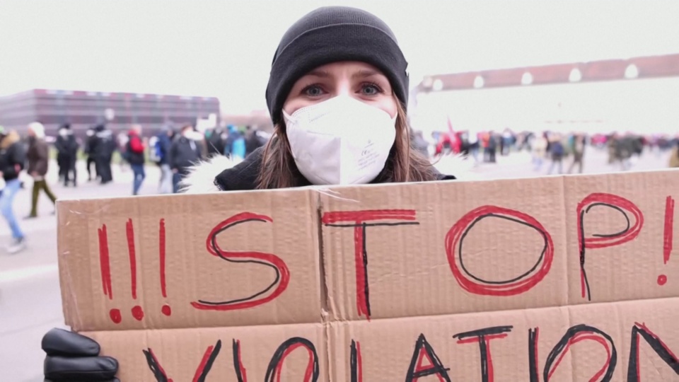 Протест против вакцинации в Вене: «Нет – значит нет»