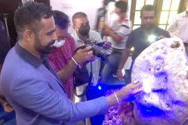 Самый большой в мире сапфир показали на Шри-Ланке