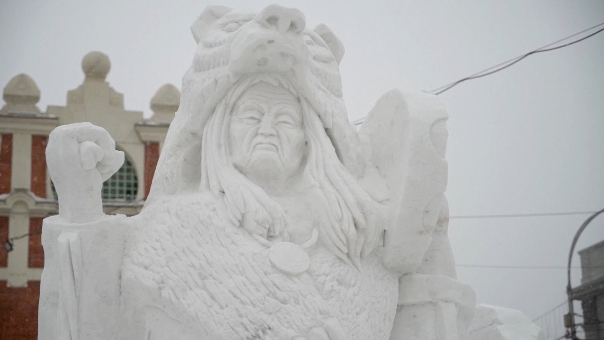 В Сибири выбрали победителей фестиваля снежной скульптуры