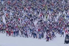 Знаменитый лыжный марафон Энгадин снова проходит в Швейцарии