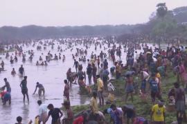 Более 2000 индийцев собрались на фестиваль рыбной ловли