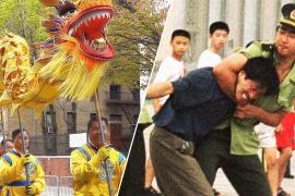 Китайские драконы в центре Нью-Йорка напомнили о кровавых репрессиях в Китае