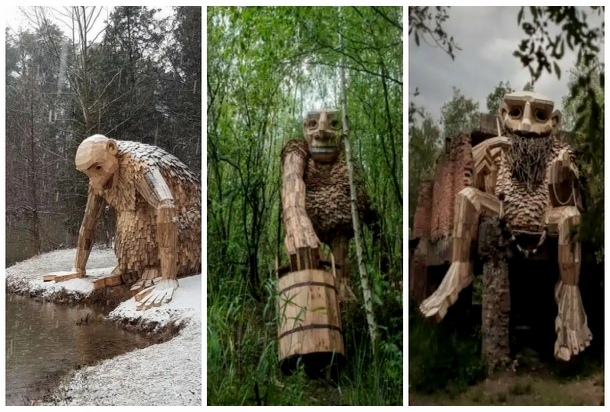 Зачем датский художник создаёт фигуры великанов