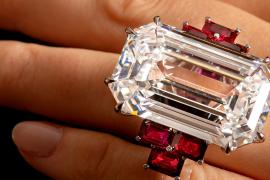 На аукцион Sotheby’s выставят редкое кольцо с бриллиантом в 80 карат