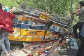 Школьный автобус попал в ДТП в Индии, есть жертвы