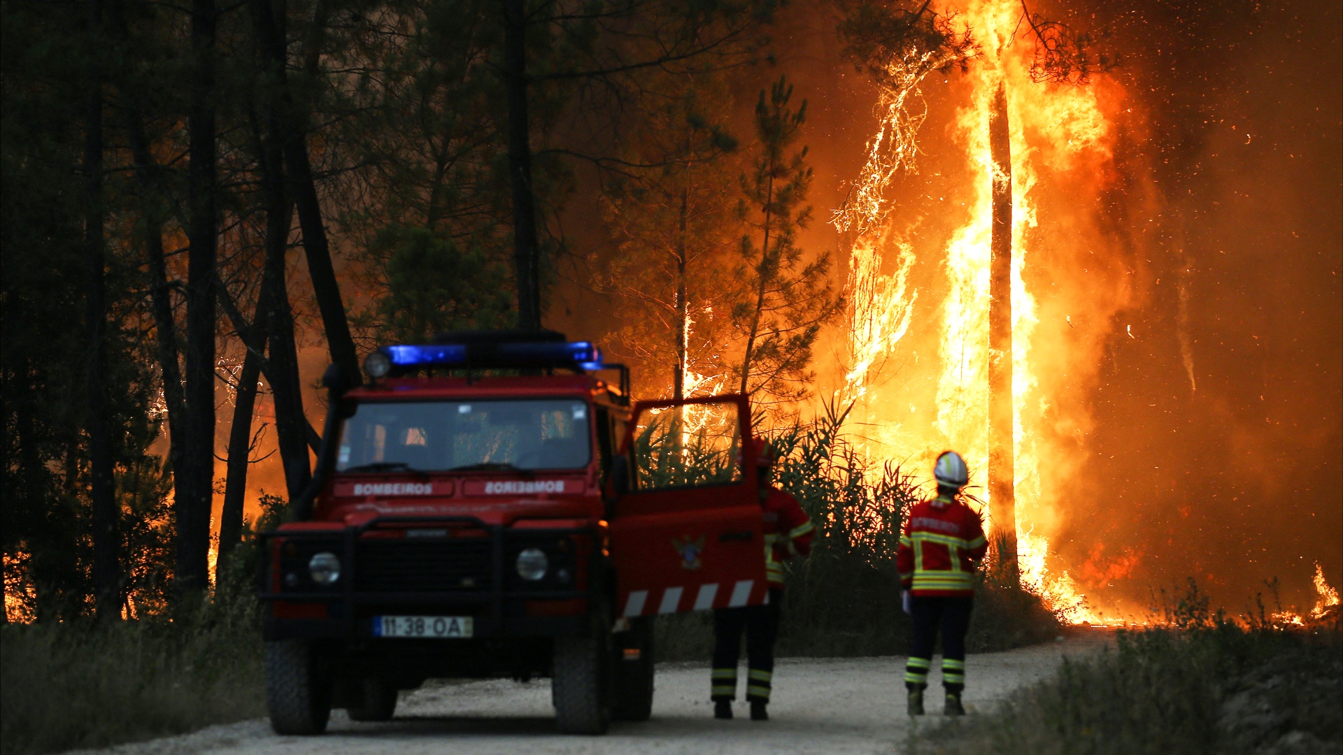 Аномальная жара вызвала пожары в Европе