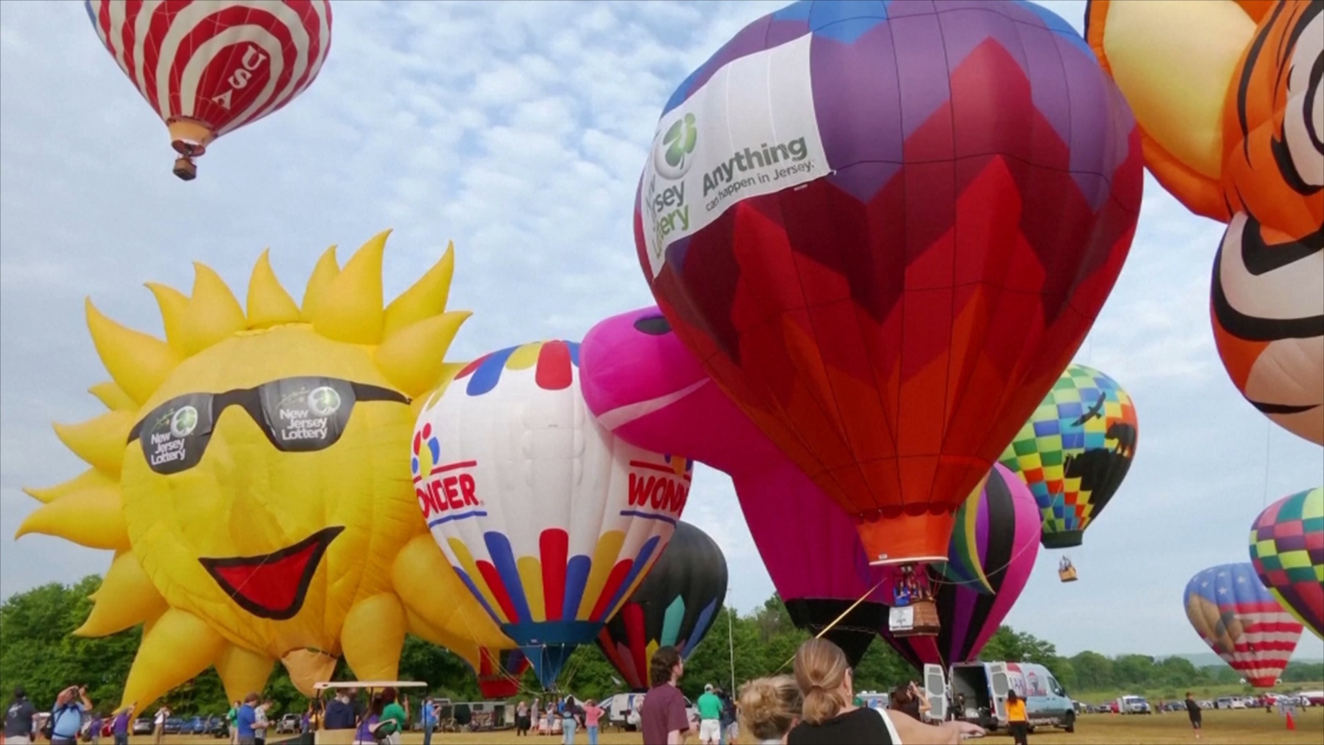 Воздушные шары в небе: в Нью-Джерси устроили праздник воздухоплавания