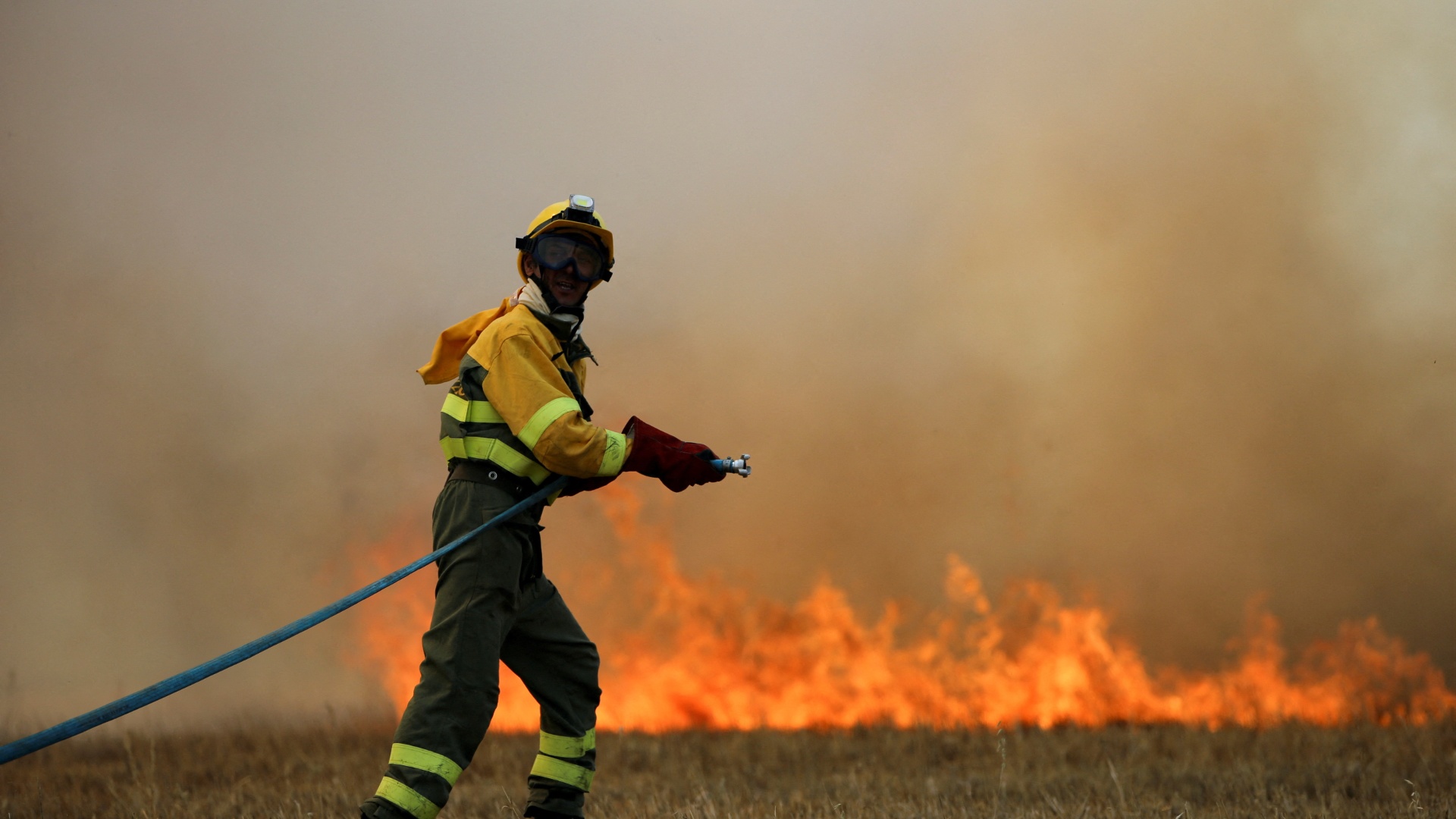 Лесные пожары в Европе побили рекорд