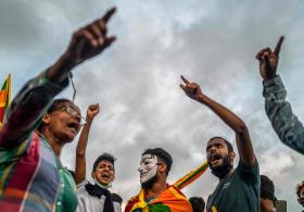 Снова протесты: активисты требуют новых выборов на Шри-Ланке
